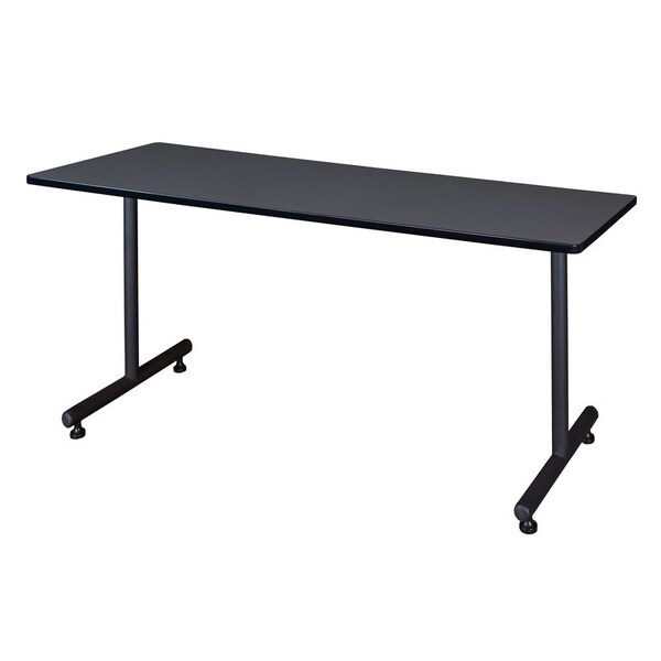Kobe Rectangle Training Table, 60" W, 29" H, Laminate Top, Gray MKTRCT6030GY - main